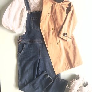 Maeve Off-White Smocked Blouse